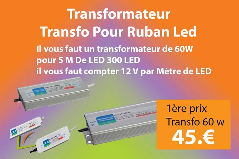 Transformateur-Transfo-Pour-Ruban-12 w 24€ pas cher